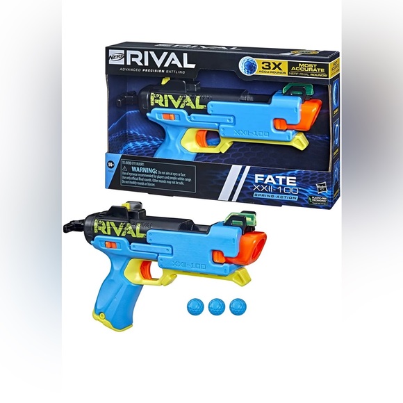 Nerf Rival Fate XXII-100 Blaster Toy Gun with Adjustable Rear Sight - Picture 2 of 8